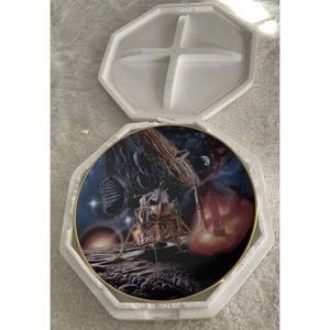 Moon Landing Collectors Plate￼ By Don Dixon For Hamilton Collection Plate New